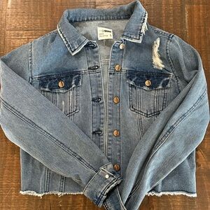Distressed Denim Jacket